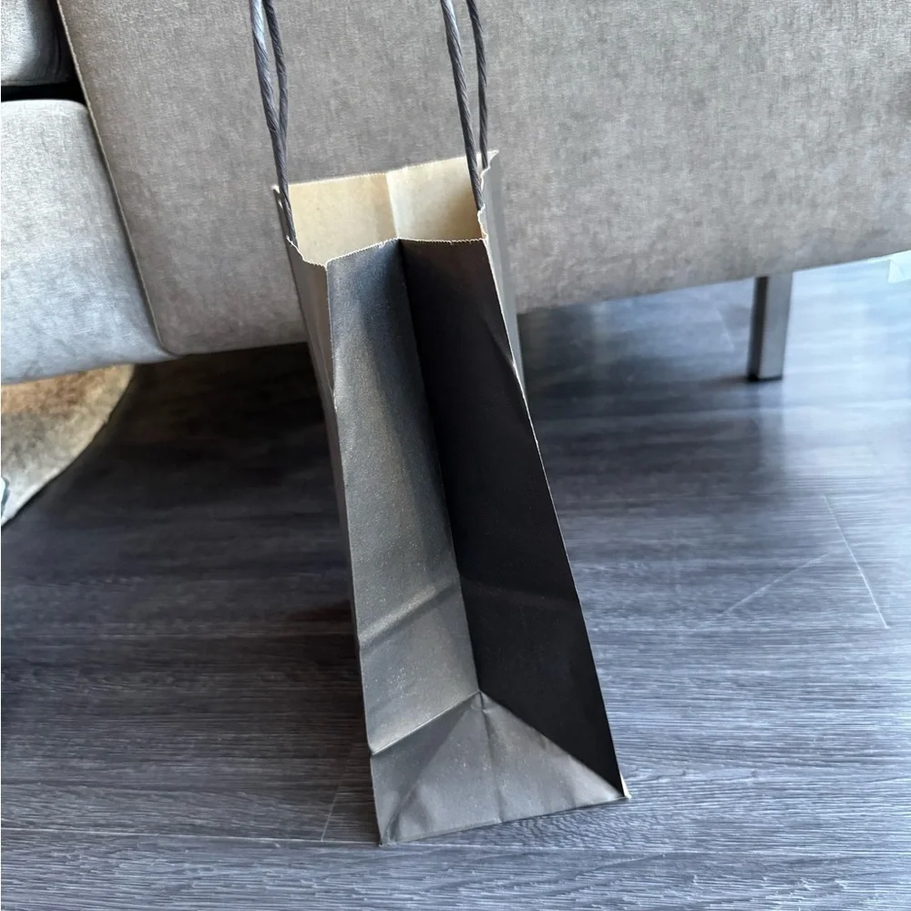 New Black Gift Bags Paper Bags Set of 15 small medium